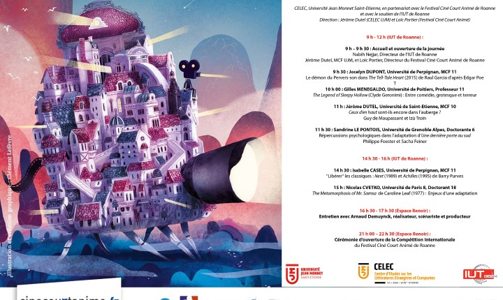 Affiche et programme de la journée d'étude