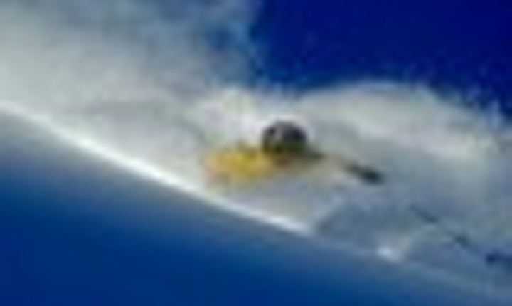 Ski dans la poudreuse