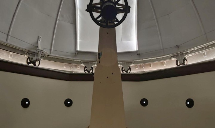 Vue intérieure de la coupole Brunner